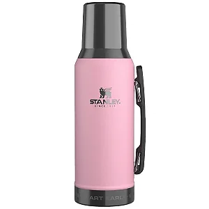 Garrafa Térmica STANLEY Messi Goat Mate System de 1.2 Litros Rosa com Preto