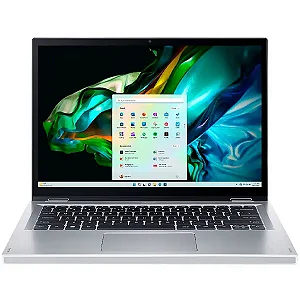 Notebook ACER Aspire 3 14 A314-36P-3772 14" Intel Core i3-N305 8GB RAM 128GB SSD Prata