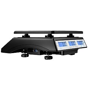 Balança Comercial Computadora ELGIN DP30-T 10G/30KG com Bateria Preto