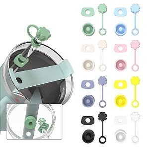 Conjunto de 03 Peças para copo STANLEY de Rolhas à Prova de Vazamento e Derramamento em Silicone 1.0 2.0 40oz/30oz