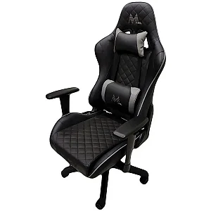 GAMES - Cadeira Gaming MTEK MK01 Preto com Cinza