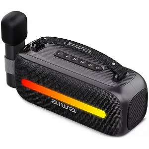 Speaker AIWA AWSS40BT 24 Watts P.M.P.O com Bluetooth Rádio FM USB Preto