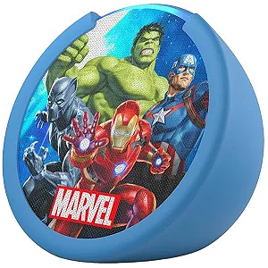 Smart Speaker AMAZON Echo Pop Kids Edition C2H4R9 com Wi-Fi Bluetooth Marvel