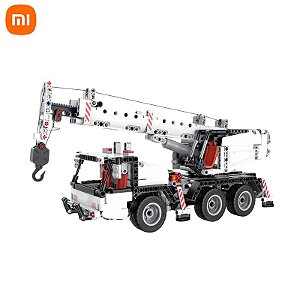 Brinquedo Caminhão Guindaste XIAOMI Blocos de Construção Cidade em Miniatura Engenharia Carro Educativos DIY