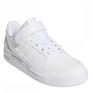 Tênis ADIDAS Junior Forum Low Modelo FY7981 Unissex Branco