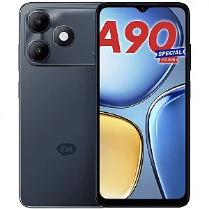 Smartphone ITEL A90 A6610L Dual SIM de 64GB 3GB RAM de 6.6" 13MP 5MP Preto Estrelado