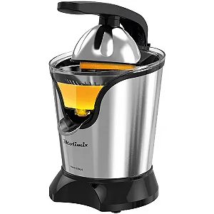 Espremedor de Frutas MOLIMIX Max Citrus MEI-300 300 watts 127V ~ 60Hz Prata com Preto