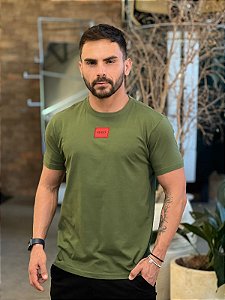 Camiseta HB Slim Fit Verde Militar