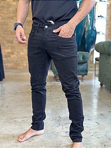 Calça Sarja RL Chino Stretch Slim Fit Preta