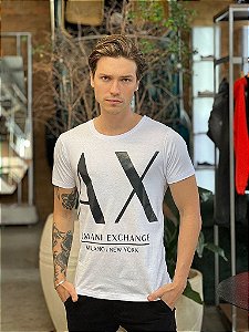 Camiseta AX Slim Fit Branco