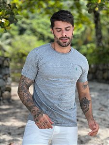 Camiseta RL Custom Fit Algodão Caqui - New Man Store