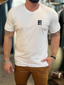 Camiseta AX Slim Fit Branco