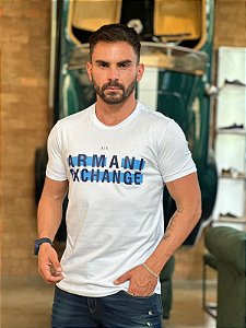 Camiseta AX Slim Fit Branco