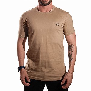 Camiseta AX Slim Fit Marrom