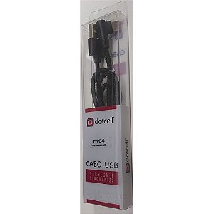 Cabo USB DC-1118 TYPE C (Preto)