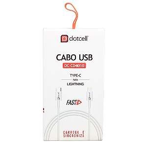 CABO USB DOTCELL DC-CD4010 BRANCO
