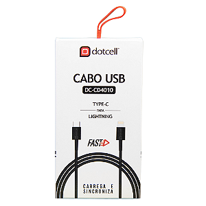 CABO USB DOTCELL DC-CD4010 PRETO