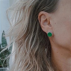 Brinco Jade  Redondo