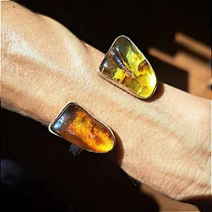 Pulseira Dupla Âmbar
