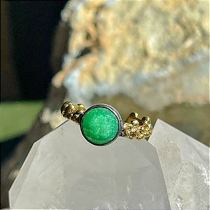 Anel Navete Jade