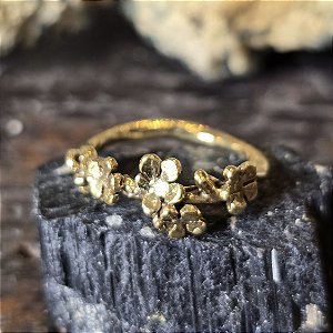 Anel flor de cerejeira
