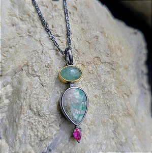 Pingente Candy Esmeralda