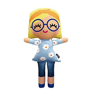 Boneca Nicole Loirinha Flores Azuis