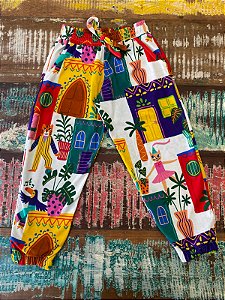 Calça Casinhas