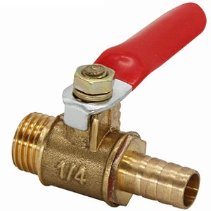 Válvula registro saída de ar /dreno compressor 8mm