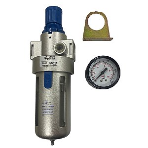 Filtro regulador de pressão grande para compressor rosca 1/2