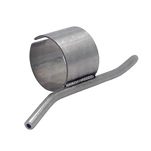 Tubo metálico de irrigação para peça reta