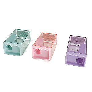 Apontador com Depósito Mini Box Pastel
