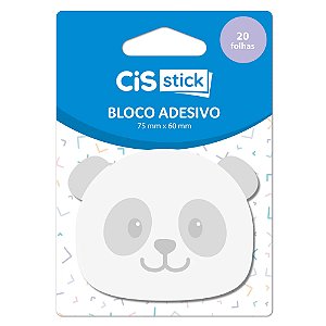 Bloco Adesivo Panda Cis – 75x60mm com 20 Folhas