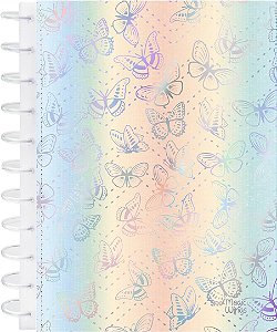 Caderno Universitário Kitdisc Magic Wings 10 Matérias A4 160 Folhas Capa Dura