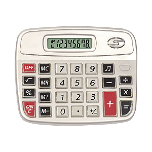 Calculadora de Mesa 8 Dígitos com Pilha R.9838