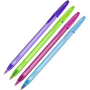 Caneta Esferográfica BIC Cristal Fashion 1.2mm – Escrita Macia e Confortável