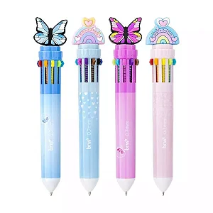 Caneta Esferográfica Divert Dreams 0,7mm – Kit com 10 Cores