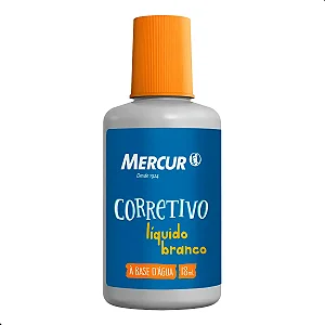 Corretivo Líquido Branco Mercur 18ml