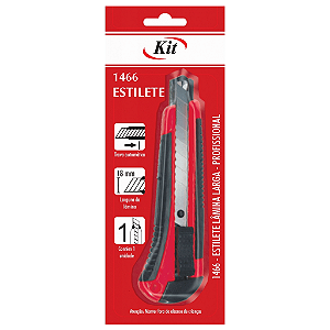 Faca Estilete Largo Profissional KIT