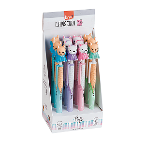 Lapiseira BRW Plástica Divertida Pug 0.7mm – Design Criativo e Escrita Suave