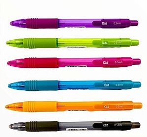 Lapiseira KAZ KZ4600 0,5mm – Escrita Fina e Confortável