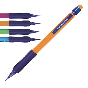 Lapiseira KAZ Neon KZ831 0,5mm – Cores Vibrantes e Escrita Precisa