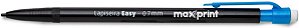 Lapiseira Max Easy 0,7mm Azul – Escrita Confortável e Traço Firme