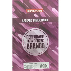 Folhas para Fichário Ofício Branca -  96 folhas - Panamericana