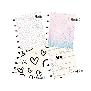 Caderno Universitário Kitdisc Emotions 10 Matérias A4 160 Folhas Capa Dura