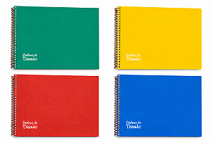 Caderno de Cartografia - Capa Dura - Espiral - 96 folhas - Credeal