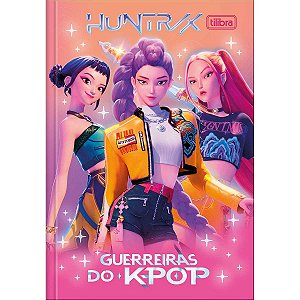 Caderno Brochura Capa Dura Universitário Guerreiras do K-Pop 80 Folhas
