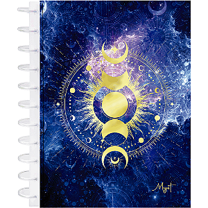 Caderno Universitário Kitdisc Myst 10 Matérias A4 160 Folhas Capa Dura