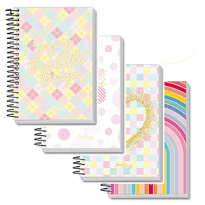 Caderno Universitário Fashion World Capa Dura 20 Matérias 320 Folhas