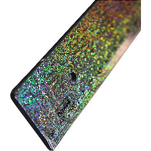 Régua Escolar 30cm New Line Holográfica Glitter - Maxcril
